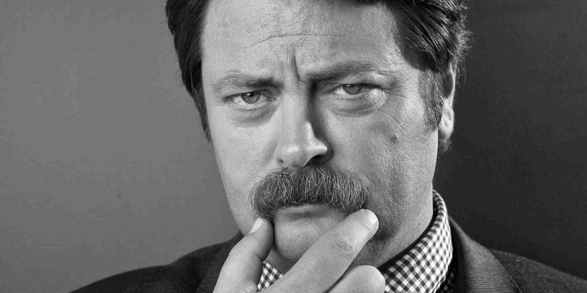 Ron Swanson is looking at you